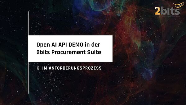 Open AI API Demo 2bits Procurement Suite